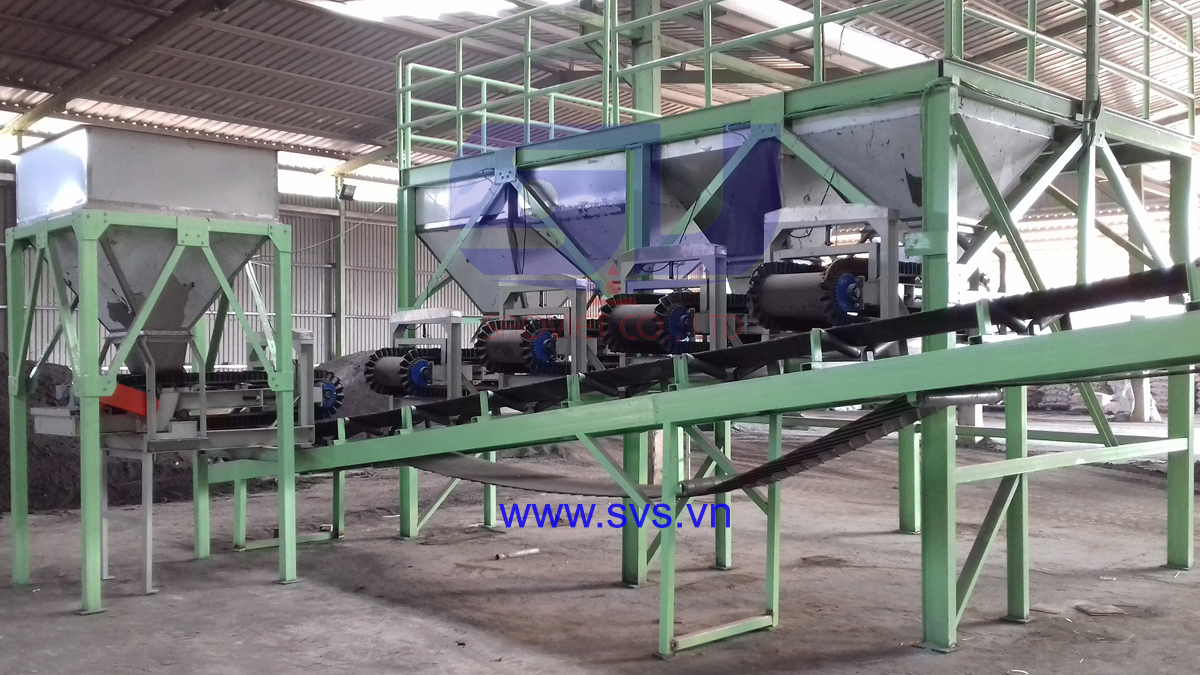 Lắp đặt, chạy thử và bàn giao cân băng tải phối trộn  tại nhà máy sản xuất phân bón Điền Trang Bình Dương